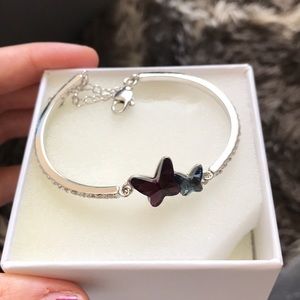 Butterfly Bangle Bracelet